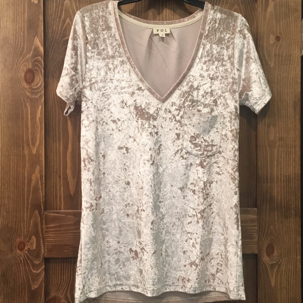 POL Velour top